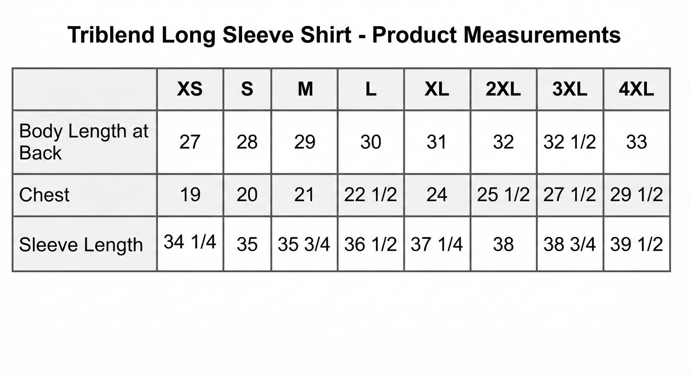 Triblend Long Sleeve Shirt