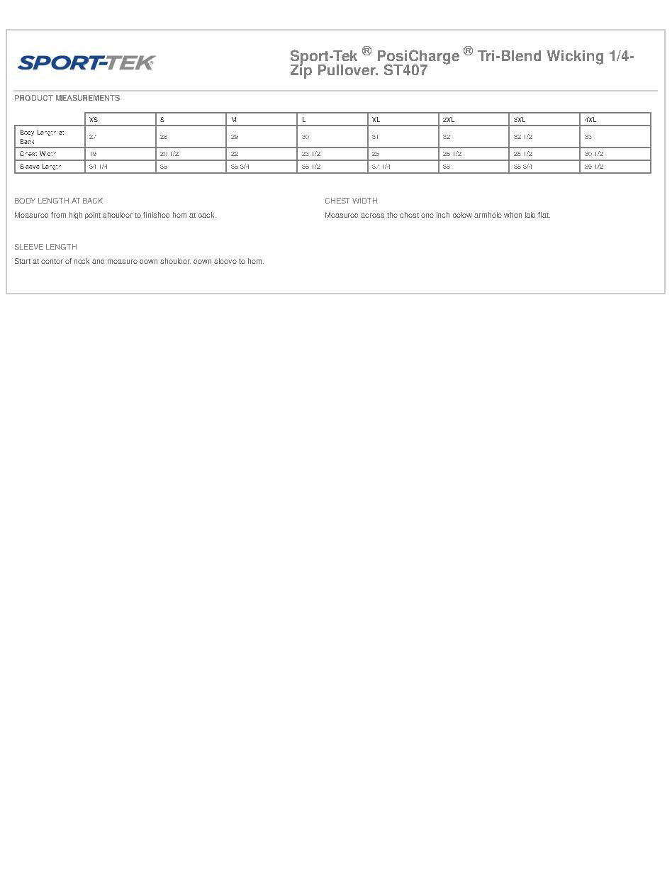 1/4 Zip Pullover Long Sleeve