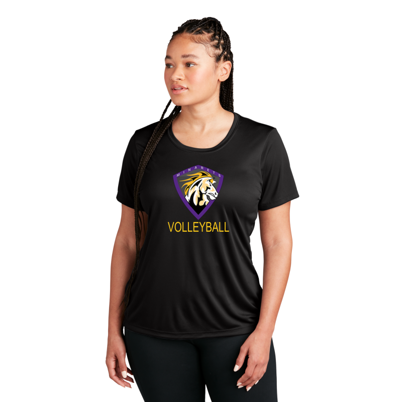 Womens Polyester Short Sleeve Shirt (multiple colors)