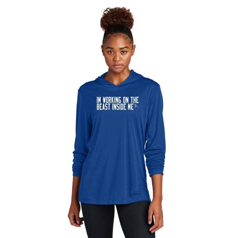 Long Sleeve Dri Fit Hoodie (Choose your color and Logo)