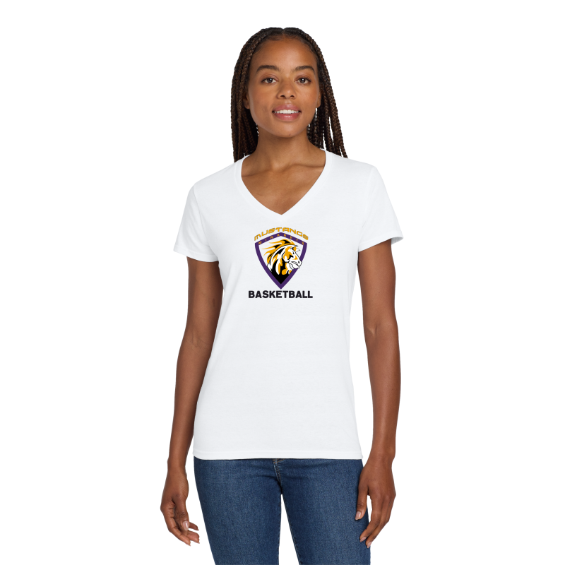 Gildan V Neck Tee