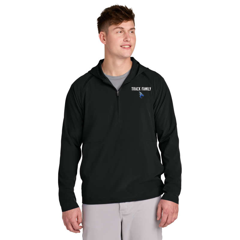 1/2 Zip Long Sleeve Hoodie Jacket (multiple colors)