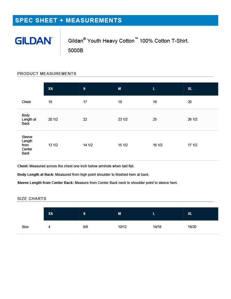 Gildan Youth Short Sleeve Tee