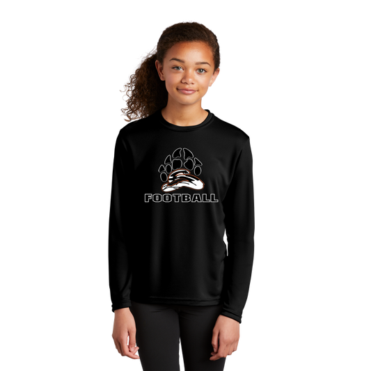 Youth Polyester Long Sleeve Shirt (Multiple Colors)