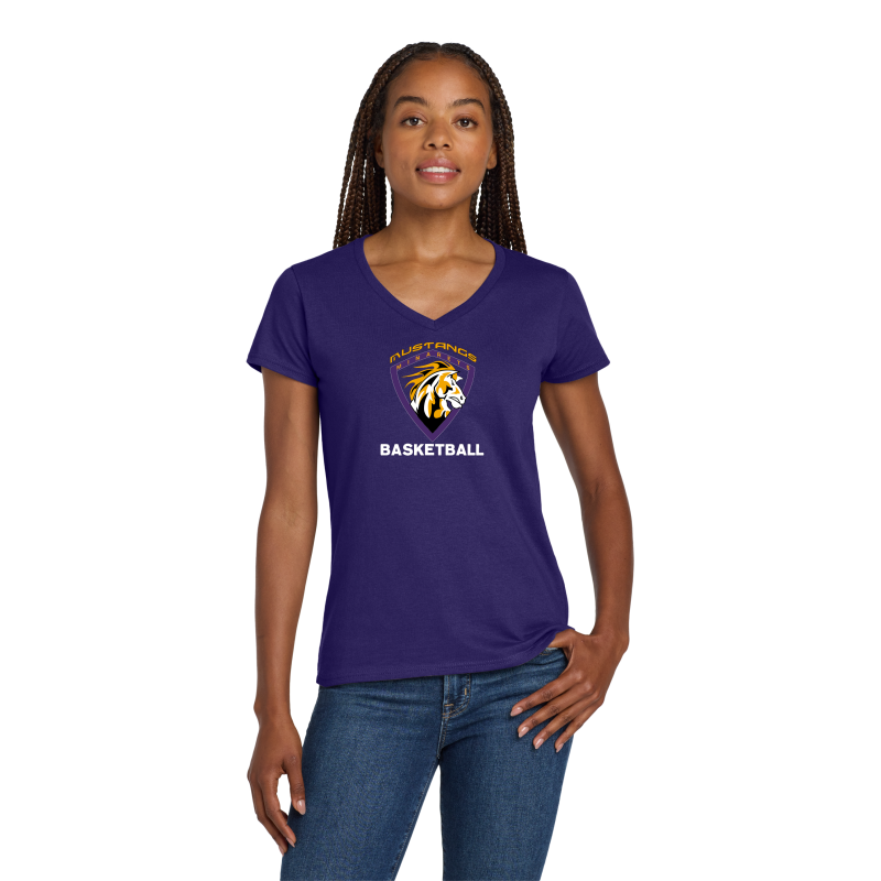 Gildan V Neck Tee