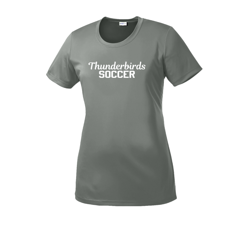 Ladies Dri Fit Tee-Soccer, Wrestling, Thunderbirds Only