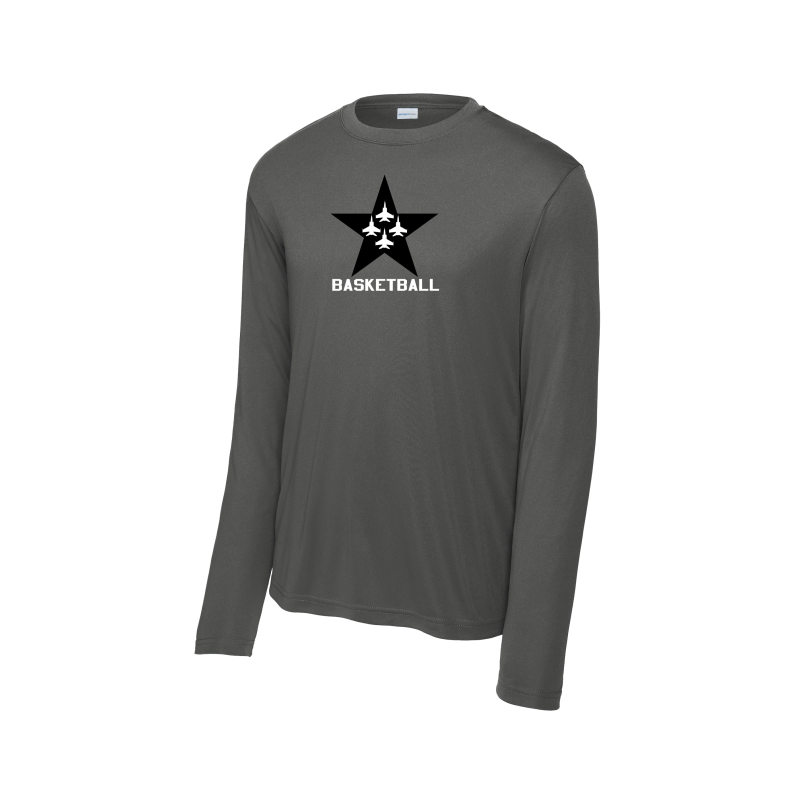 Long Sleeve Dri Fit Tee-Basketball, Gymnastics, Cheer