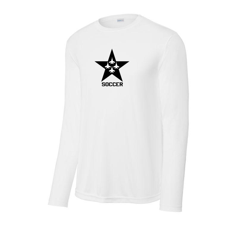 Long Sleeve Dri Fit Tee-Soccer, Wrestling, Star Only