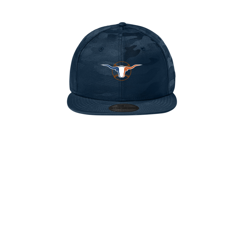 New Era® Camo Flat Bill Snapback Cap