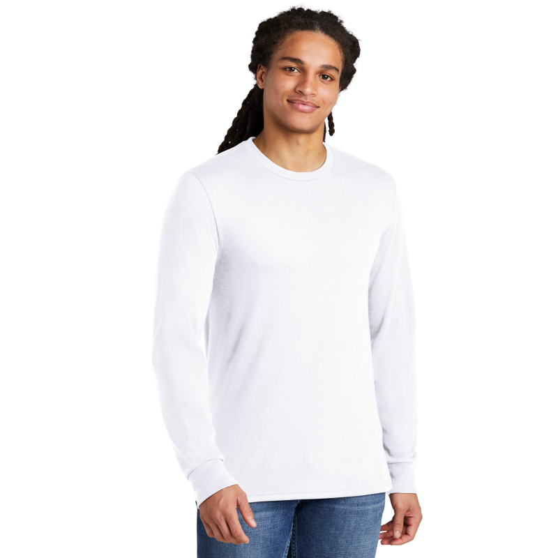 Tri Blend Long Sleeve Tee (CHOOSE COLOR AND LOGO)