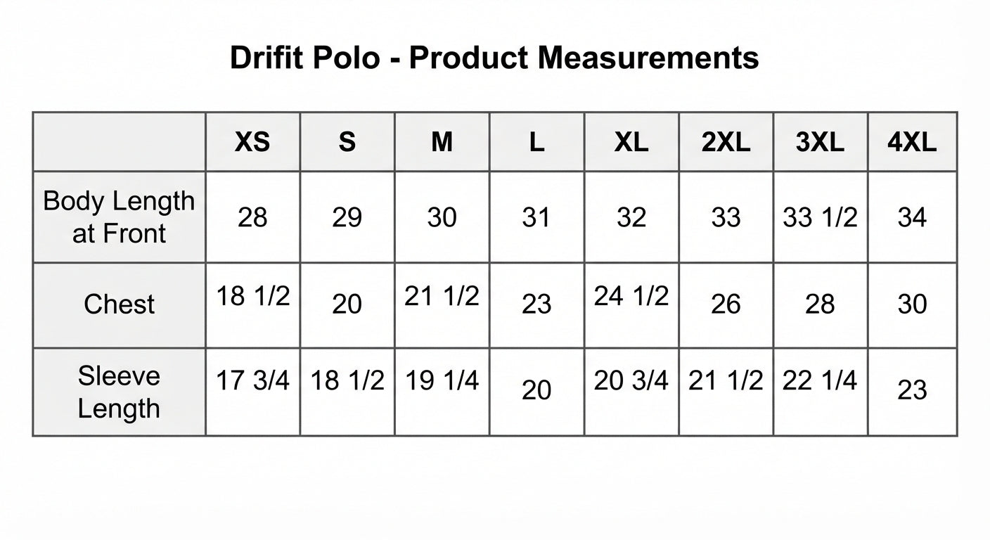 Drifit Polo  100% Polyester