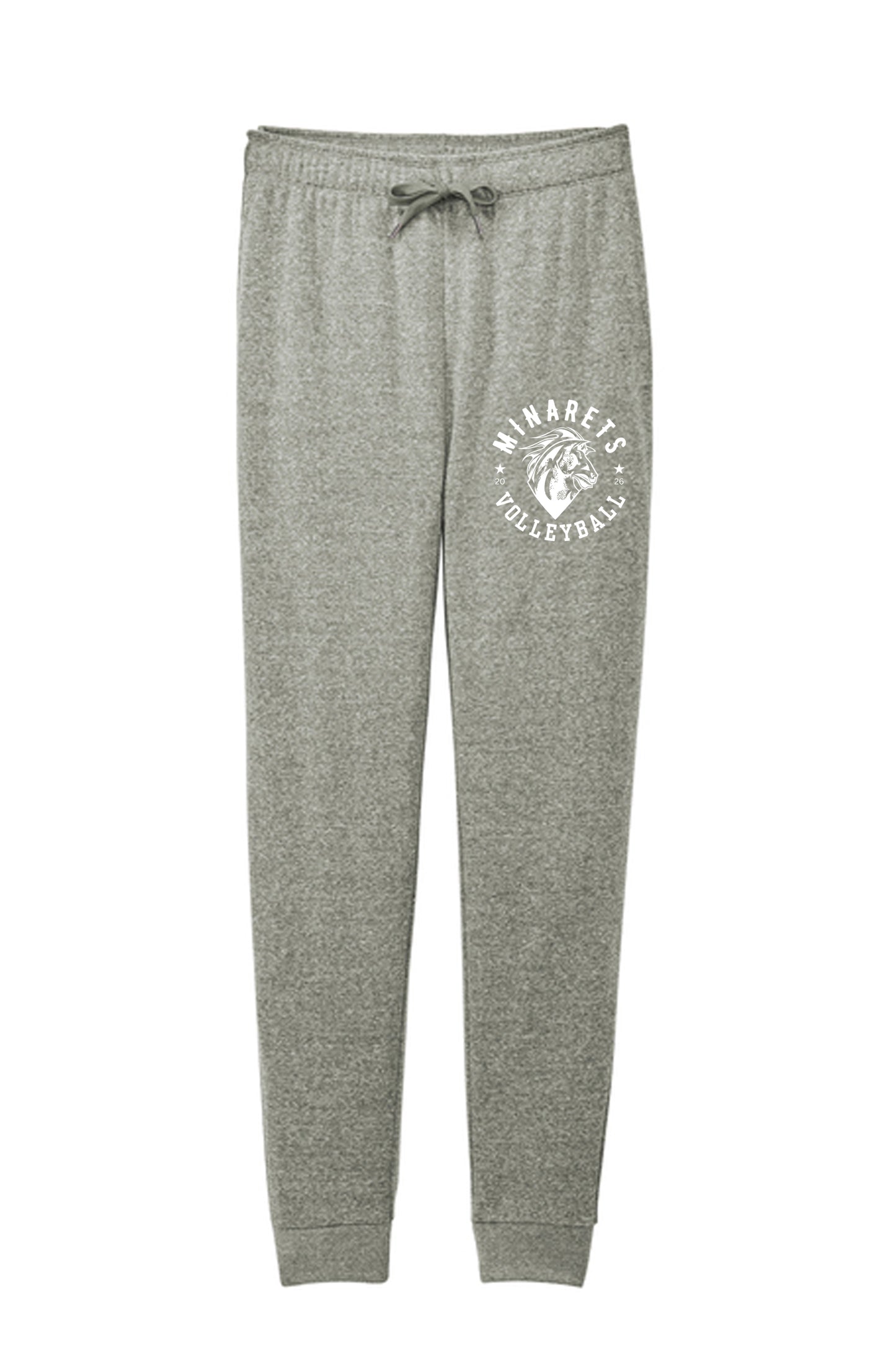 Womens Triblend Joggers  54/40/6 poly/combed ring spun cotton/rayon