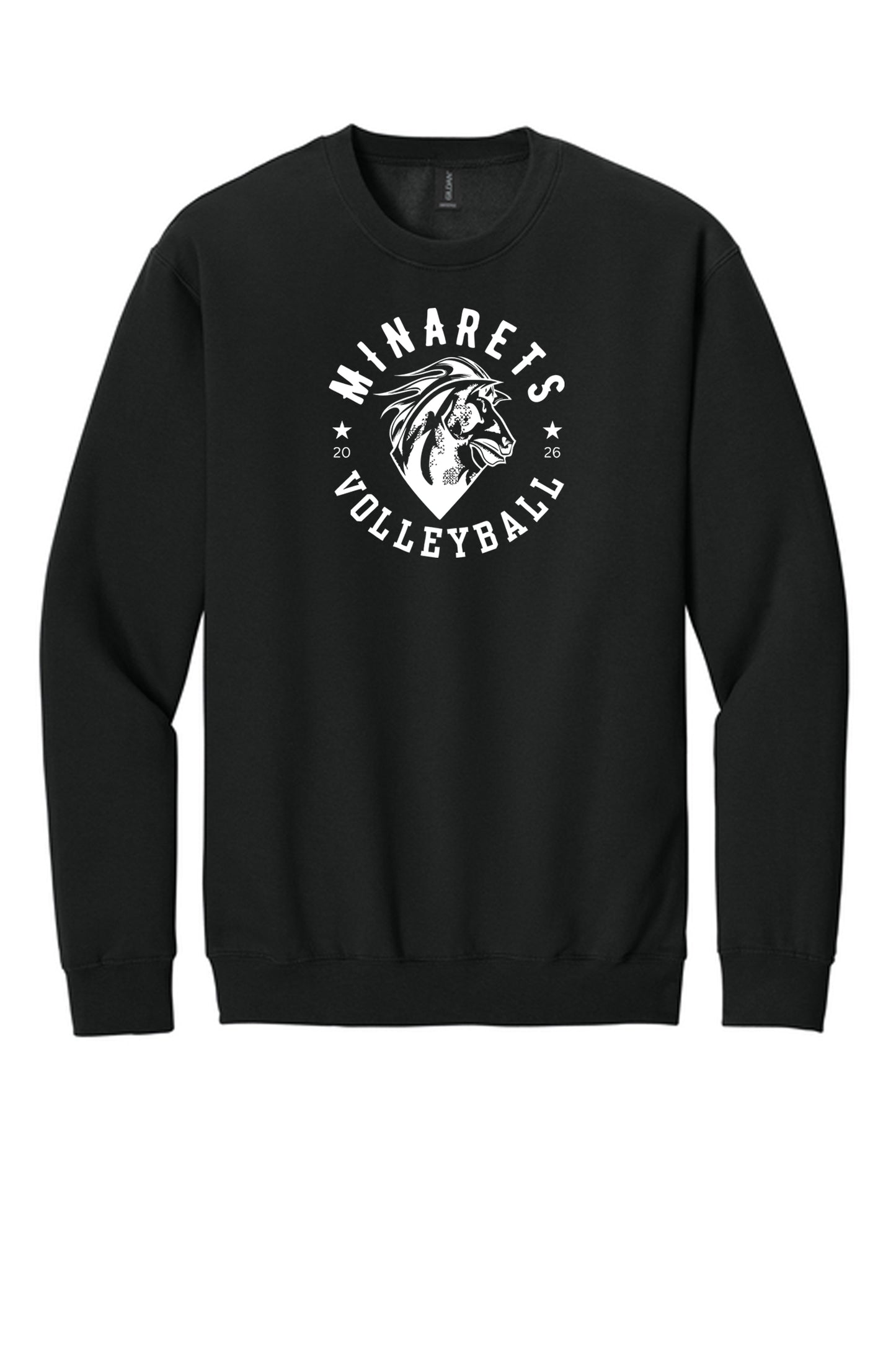 Crewneck 8.4-ounce, 80/20 ring spun cotton/poly