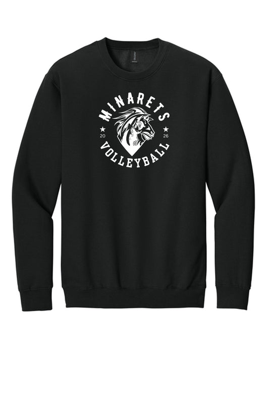 Crewneck 8.4-ounce, 80/20 ring spun cotton/poly