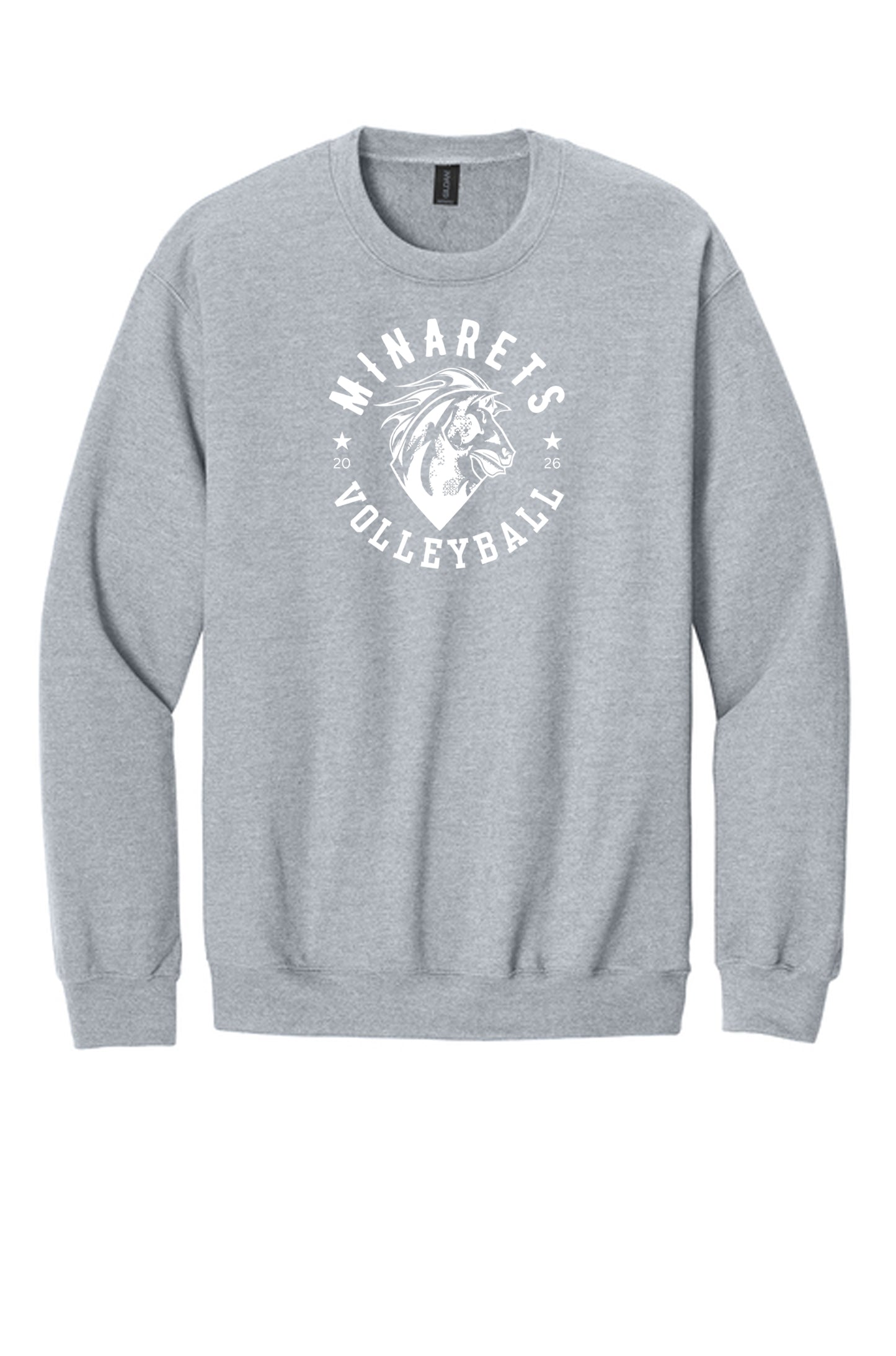 Crewneck 8.4-ounce, 80/20 ring spun cotton/poly