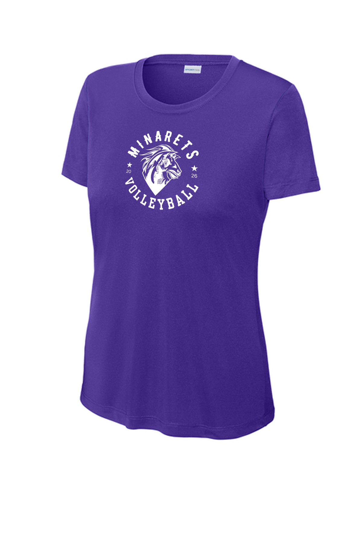 Womens drifit tee  100% Polyester