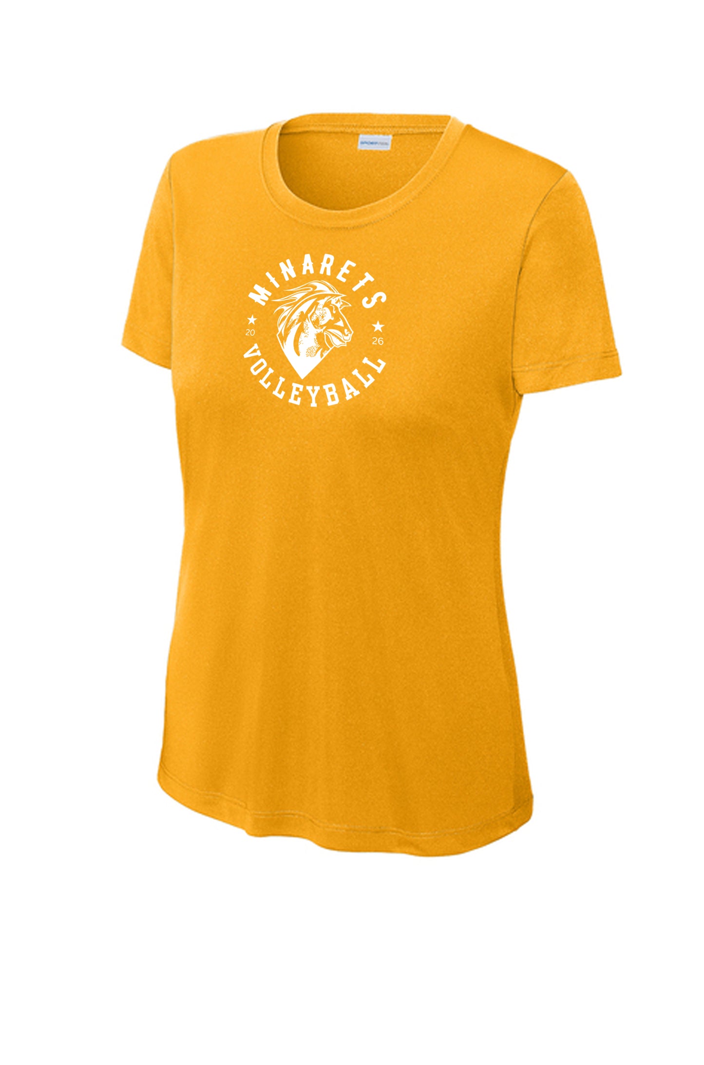 Womens drifit tee  100% Polyester