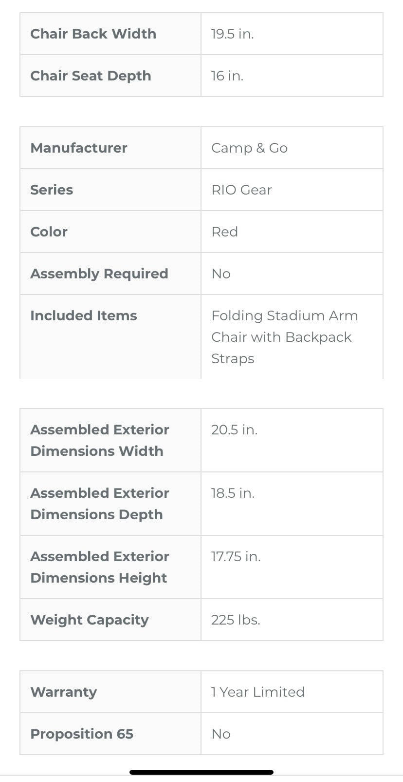 Stadium Seat